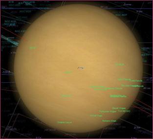 Титан, спутник Сатурна. Титан обладает плотной метановой атмосферой.